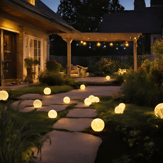 Twinkle and Toast: Beautiful Solar Lights for Stylish Garden Gatherings