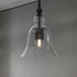 Poly Traditional Bell Shape Glass Pendant Light Dinning Room Kitchen Island