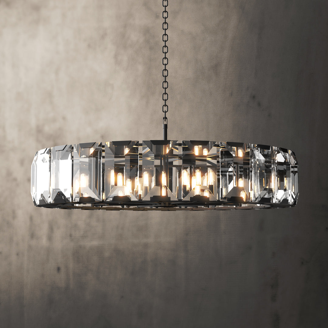 Allyson 41.3" Large Contemporary Design K9 Crystal Chandelier 16*E12 Bulbs - 7Pandas USA Lighting Store