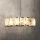 Allyson 31.5" Contemporary Design Alabaster Chandelier Dimmable 10*E12 Bulb - 7Pandas USA Lighting Store