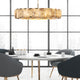 Allyson 31.5" Contemporary Design Alabaster Chandelier Dimmable 10*E12 Bulb - 7Pandas USA Lighting Store