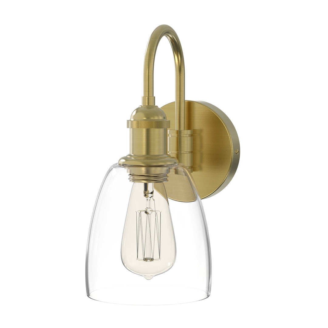WINER Modern Wall Sconces lighting Fixture with Clear Glass Shade for Bathroom Vanity Light - 7Pandas USA Lighting Store