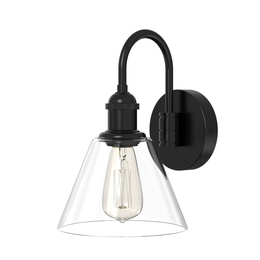 PENY Modern Wall Sconces lighting Fixture with Clear Glass Shade for Bathroom Vanity Light - 7Pandas USA Lighting Store