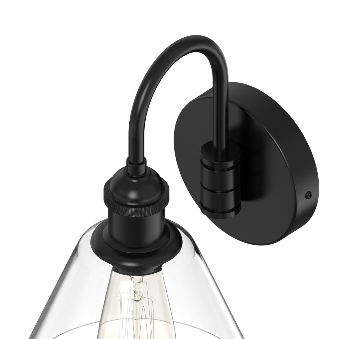 PENY Modern Wall Sconces lighting Fixture with Clear Glass Shade for Bathroom Vanity Light - 7Pandas USA Lighting Store