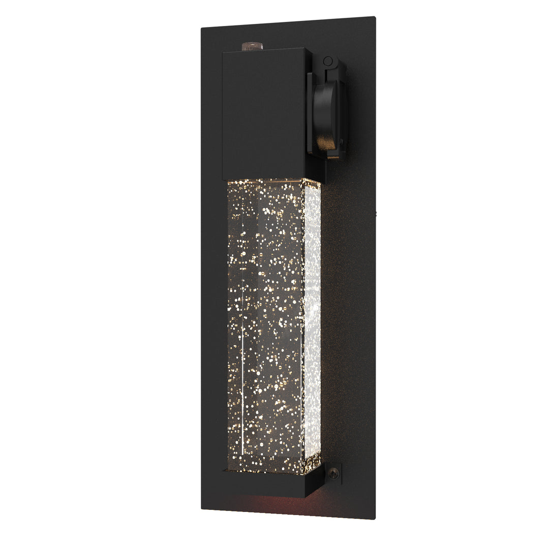 BURSON Dusk to Dawn LED Crystal Outdoor Lights Exterior Porch Lights with Outlet Light Sensor 13W 3000K Matt Black - 7Pandas USA Lighting Store