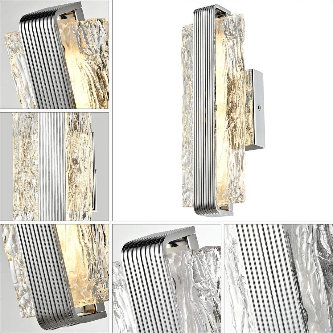 Kalicia LED Wall Sconces Light 12W 3000K Chrome - 7Pandas USA Lighting Store