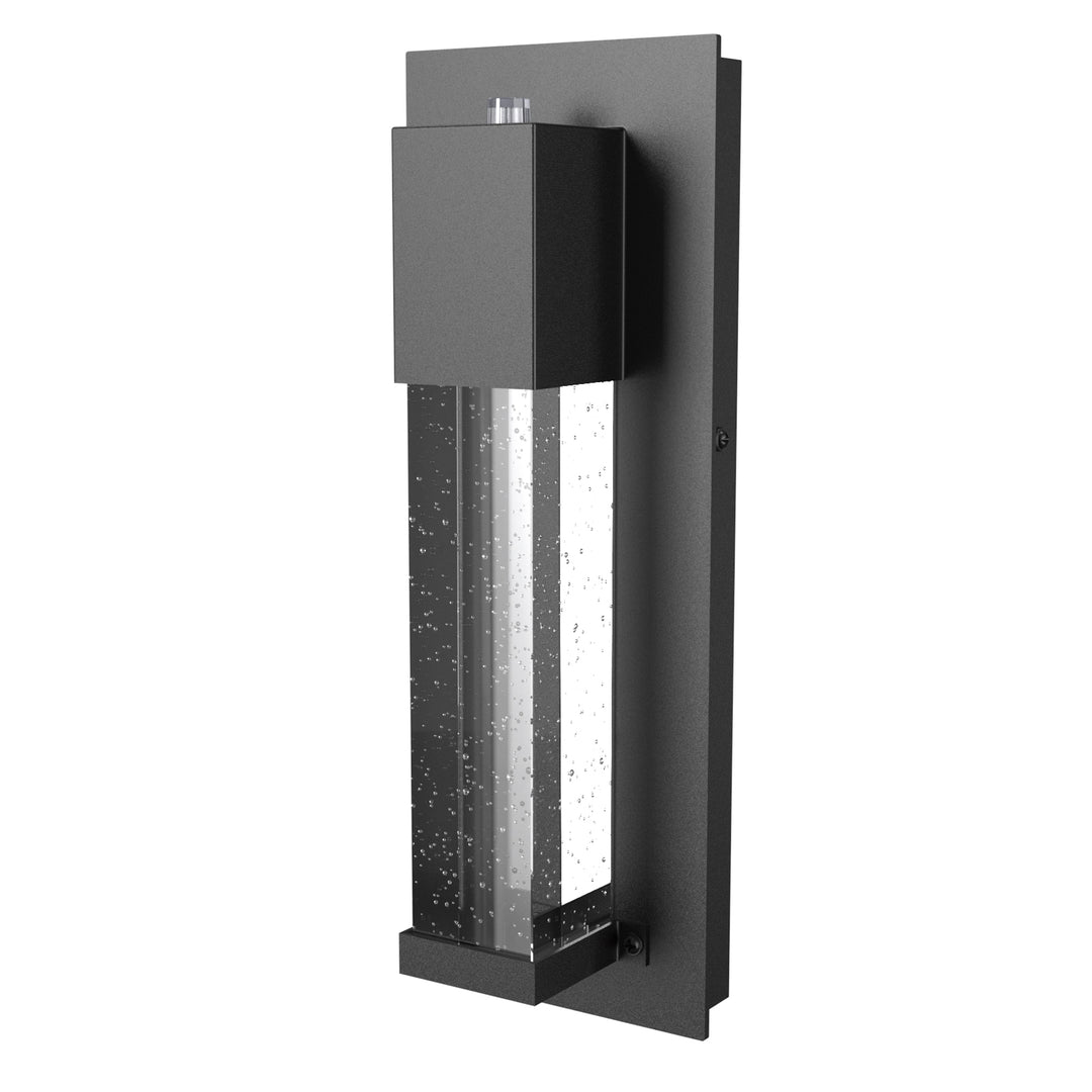 BURSON LED Crystal Outdoor Exterior Wall Sconce 13W 3000K Matt Black E26 IP44 Light Sensor - 7Pandas USA Lighting Store