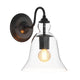 Poly Traditional Style Bell Shape Glass Indoor Wall Light E26 - 7Pandas USA Lighting Store