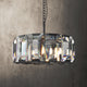 Allyson 20.5" Dimmable Contemporary K9 Crystal Chandelier 6*E12 - 7Pandas USA Lighting Store