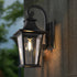 Robinson Provincial Style IP44 Weather Proof Outdoor Wall Light Matt Black E26