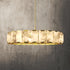 Allyson 41.3" Large Contemporary Design Alabaster Chandelier 16*E12 Bulbs