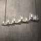 CANOVA 10-Lights Elegant Modern Style Rectangle Dining Room Crystal Chandeliers - 7Pandas USA Lighting Store