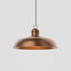 Florence 13.7" Solid Copper Pendant Light Farmhouse Vintage Style - 7Pandas USA Lighting Store