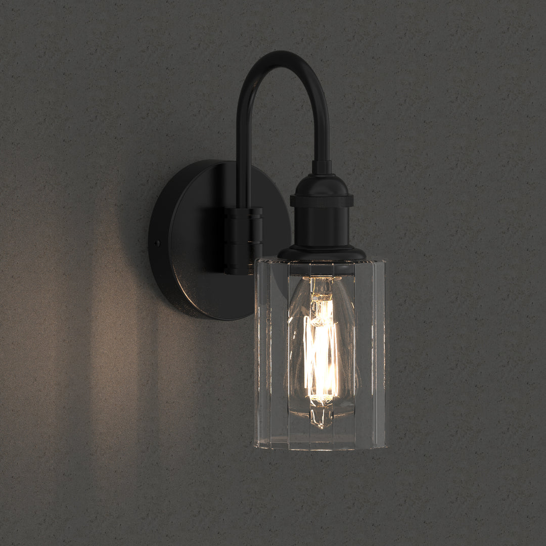 OMNI Modern Wall Sconces Lighting Fixture with Clear Glass Shade for Bathroom Vanity Light - 7Pandas USA Lighting Store