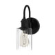 OMNI Modern Wall Sconces lighting Fixture with Clear Glass Shade for Bathroom Vanity Light - 7Pandas USA Lighting Store