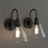 PENY Modern Wall Sconces lighting Fixture with Clear Glass Shade for Bathroom Vanity Light