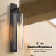 Gloria Large Modern Stylish Outdoor Exterior Wall Light Matt Black IP44 - 7Pandas USA Lighting Store