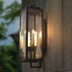 Antonio Upscale Modern IP44 Weather Proof Outdoor Wall Light Matt Black IP44 Medium Large