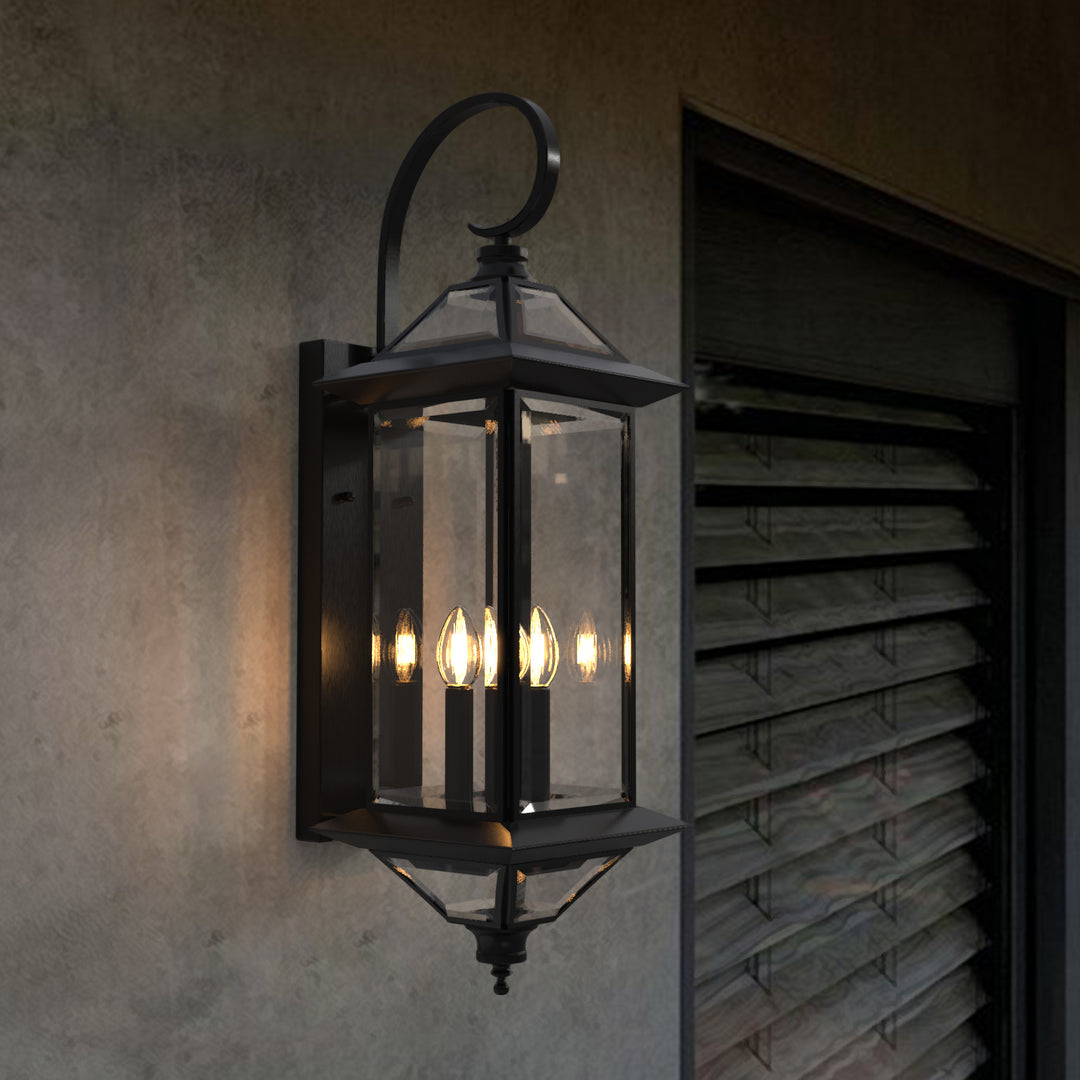 Grande Modern Style Outdoor Exterior Wall Light IP44 Weather Proof - 7Pandas USA Lighting Store