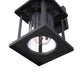 JULIA Motion Sensor Outdoor Exterior Wall Sconce Glass Matt Black E26 IP44 - 7Pandas USA Lighting Store