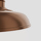 Florence 13.7" Solid Copper Pendant Light Farmhouse Vintage Style - 7Pandas USA Lighting Store