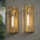 MATEC Solid Copper Modern Style Exterior Wall Light Fixtures IP44 E26 base - 7Pandas USA Lighting Store