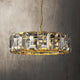 Allyson 31.5" Contemporary Design K9 Crystal Chandelier Dimmable 10*E12 - 7Pandas USA Lighting Store