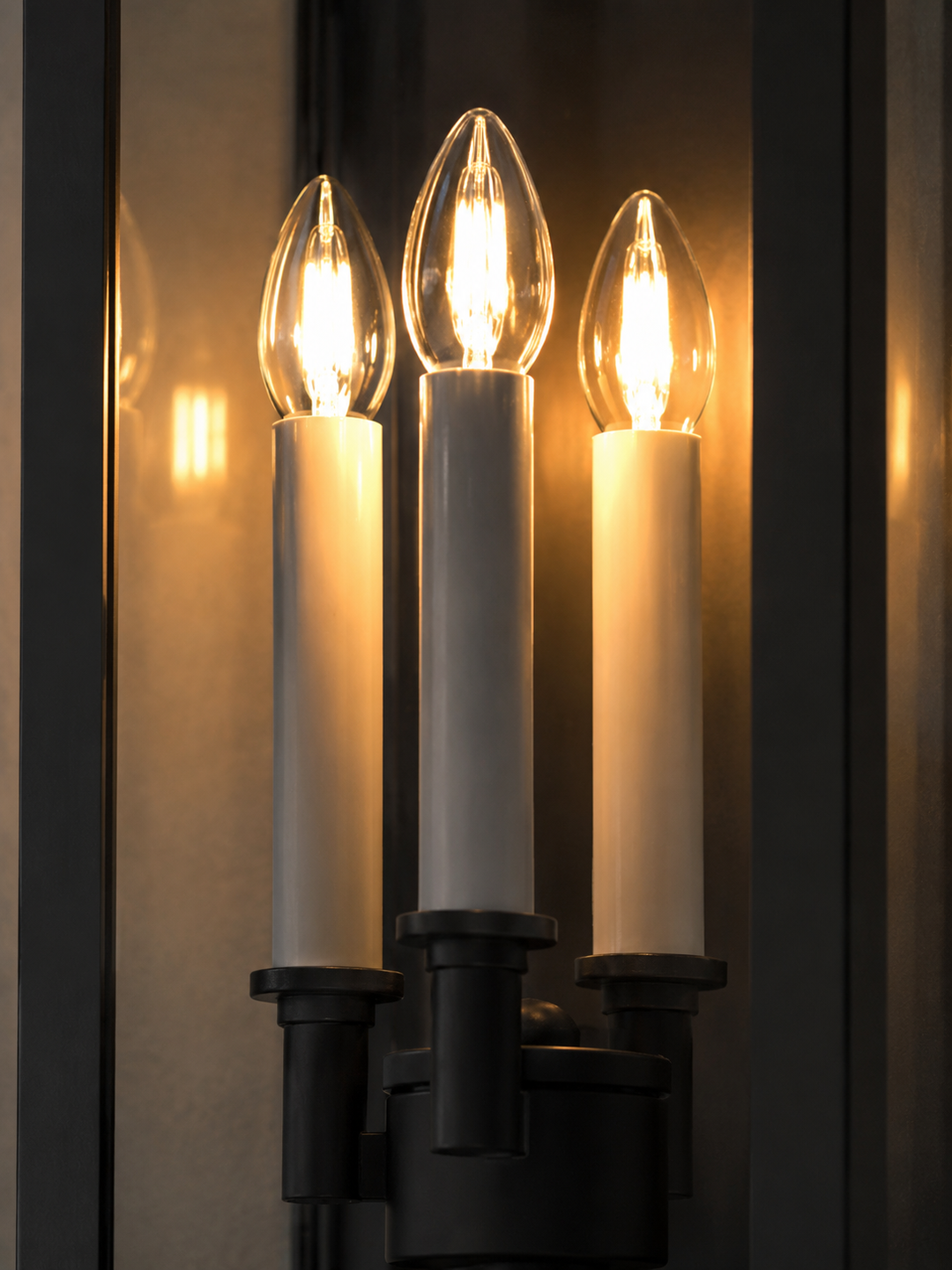 Antonio Upscale Modern IP44 Weather Proof Outdoor Wall Light Matt Black IP44 Medium Large - 7Pandas USA Lighting Store