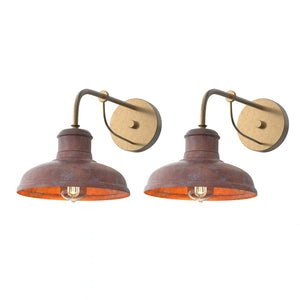 Florence Antique Style Solid Copper Outdoor Wall Light E26 - 7Pandas USA Lighting Store