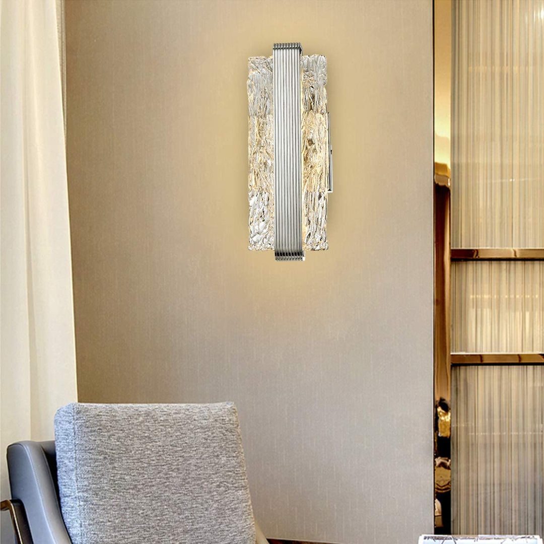 Kalicia LED Wall Sconces Light 12W 3000K Chrome - 7Pandas USA Lighting Store