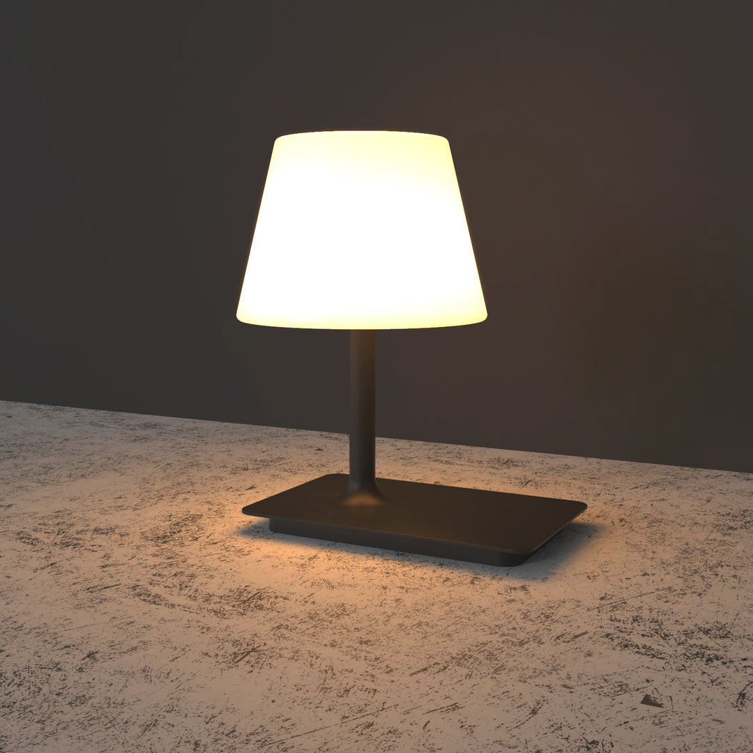 SMITH LED Wireless Outdoor touch Dimmable 4000mAh Rechargeable table Light Type C input USB 5V 2A output  IP44 - 7Pandas USA Lighting Store