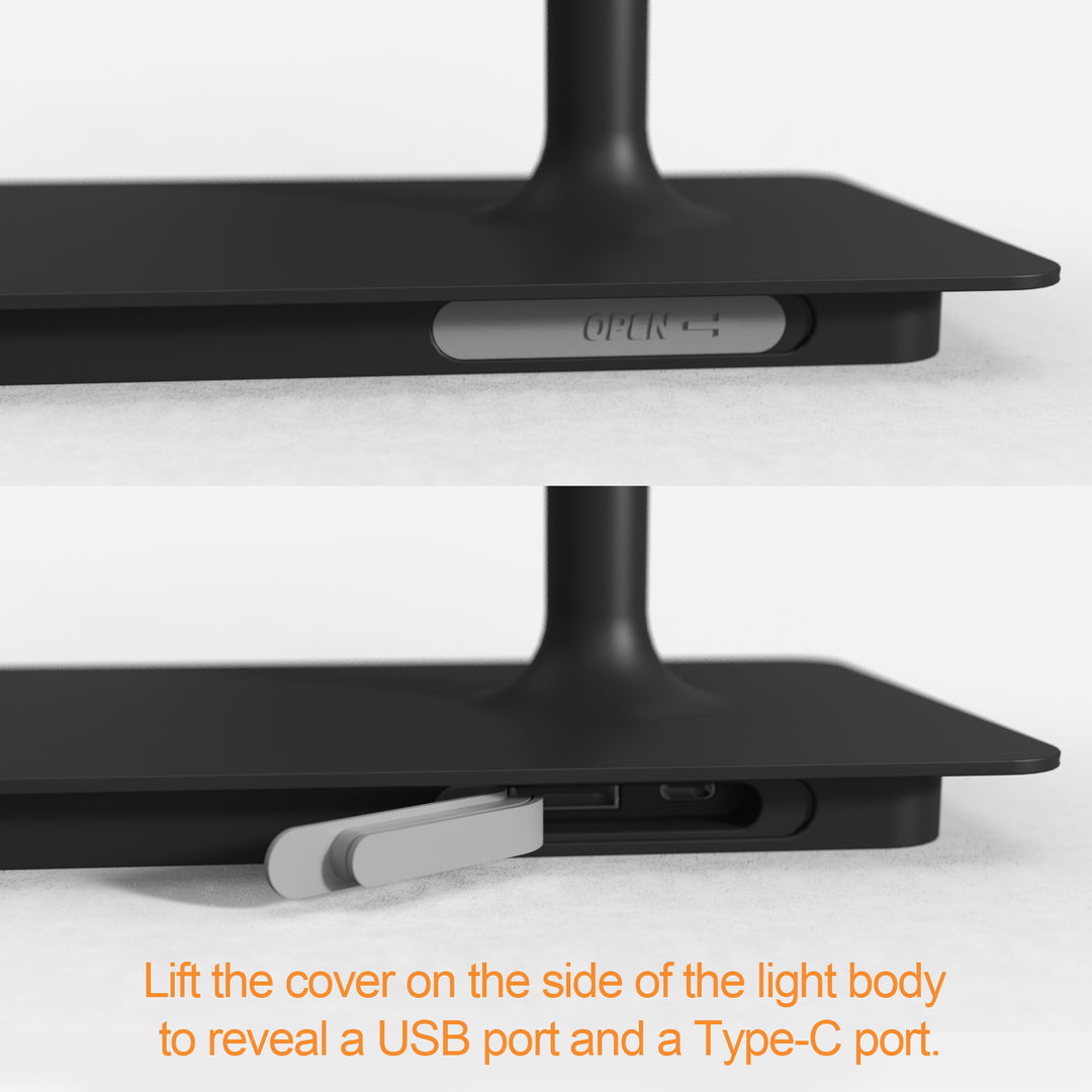 SMITH LED Wireless Outdoor touch Dimmable 4000mAh Rechargeable table Light Type C input USB 5V 2A output  IP44 - 7Pandas USA Lighting Store