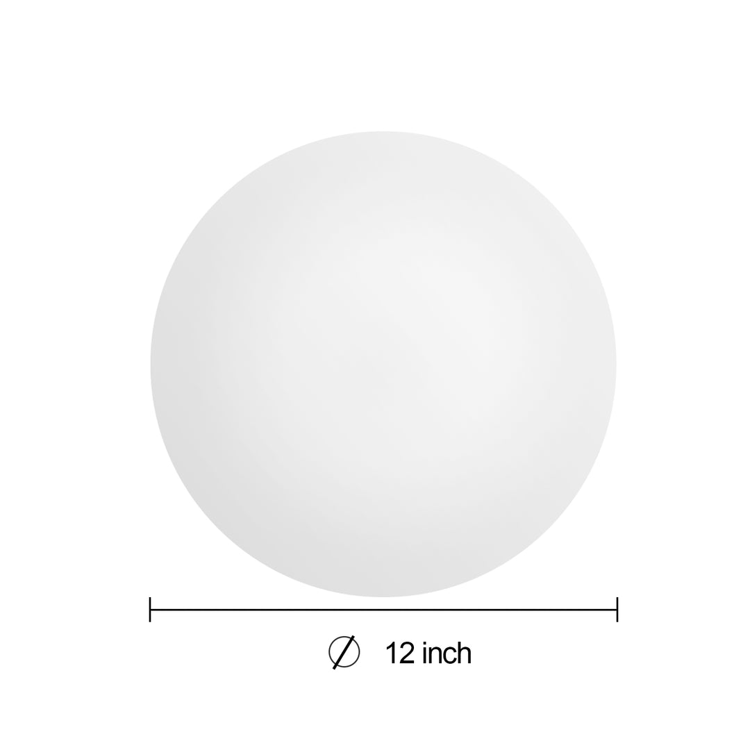 12 inch OUTDOOR FULLMOON RGB LED Ball Light Solar & AC Charging W/REMOTE CONTROL IP65 - 7Pandas USA Lighting Store