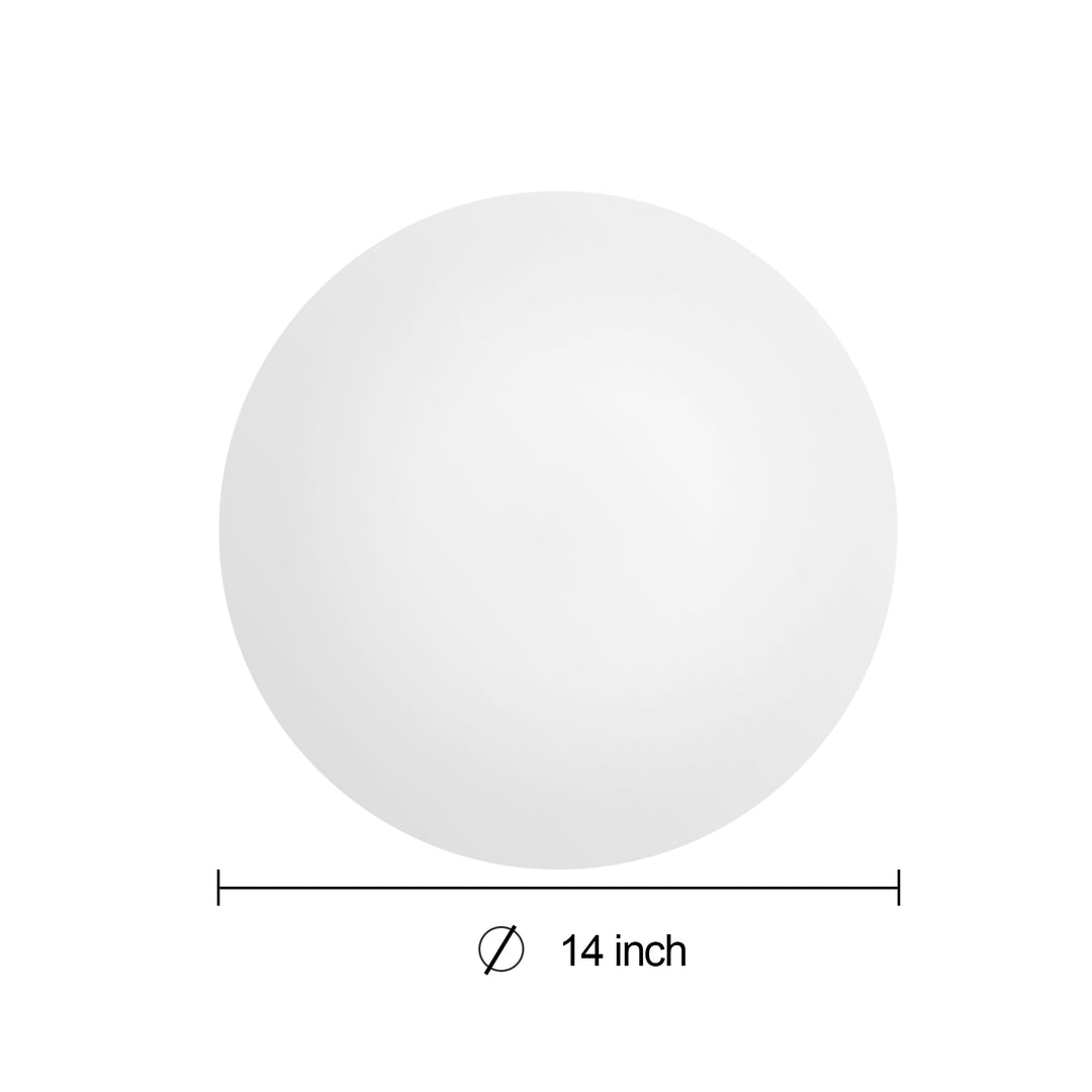 14 inch OUTDOOR FULLMOON RGB LED Ball Light Solar & AC Charging W/REMOTE CONTROL IP65 - 7Pandas USA Lighting Store