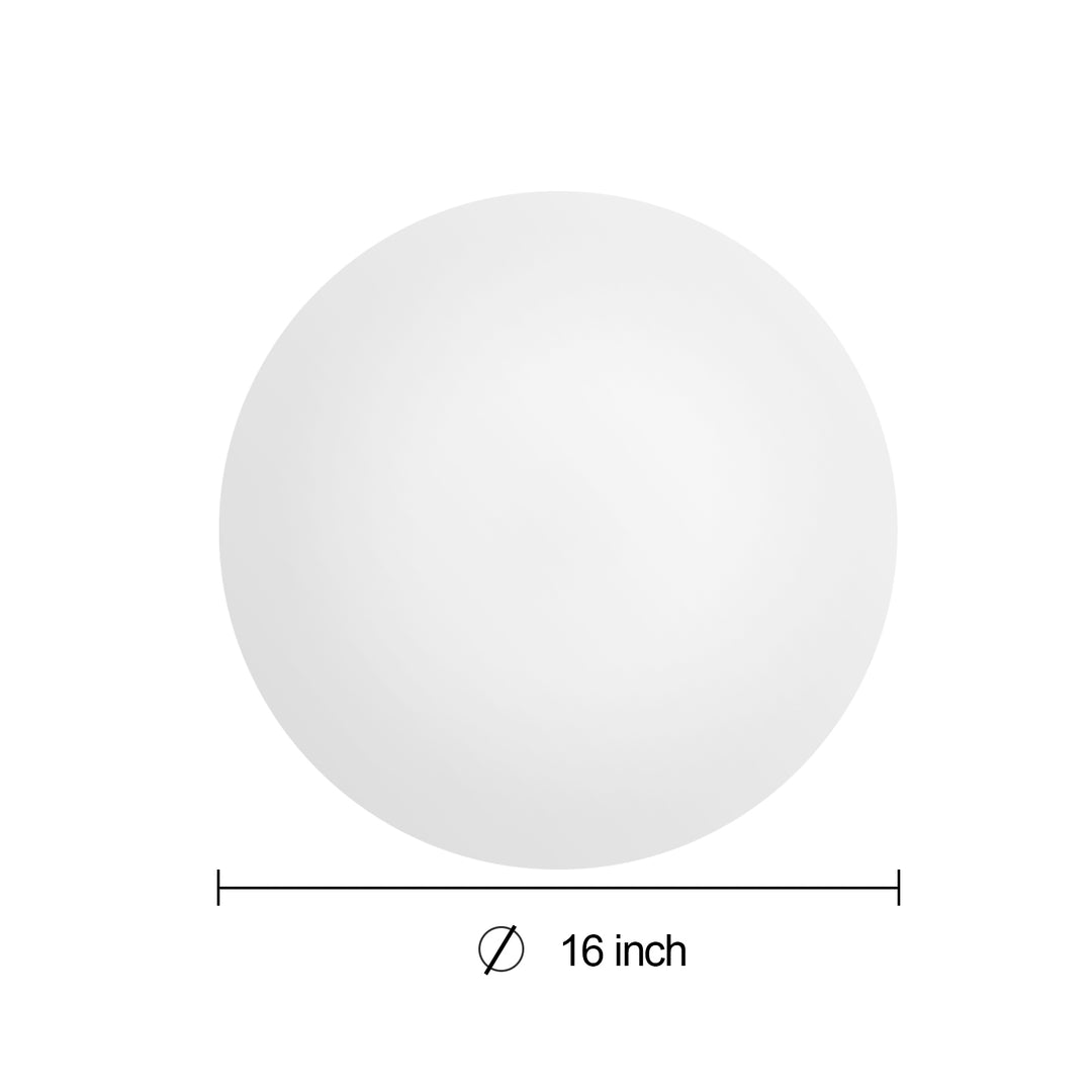 16 inch OUTDOOR FULLMOON RGB LED Ball Light Solar & AC Charging W/REMOTE CONTROL IP65 - 7Pandas USA Lighting Store