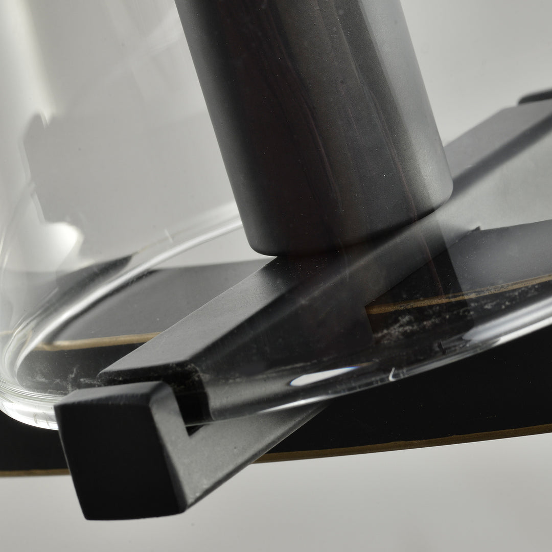 CANOVA 36" 8-Lights Round Contemporary Crystal Chandelier Bronze E12 - 7Pandas USA Lighting Store